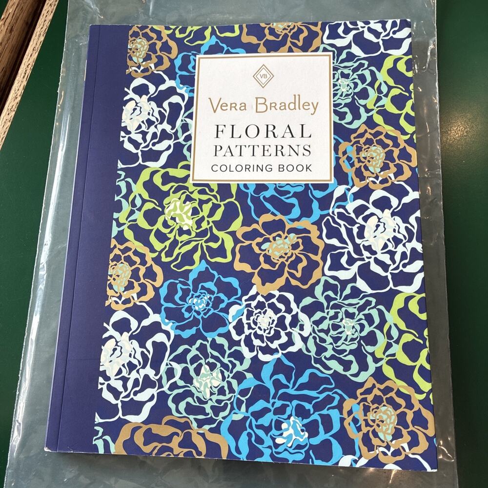Vera Bradley Floral Patterns Coloring Book (Design Originals) 40 Authentic D...